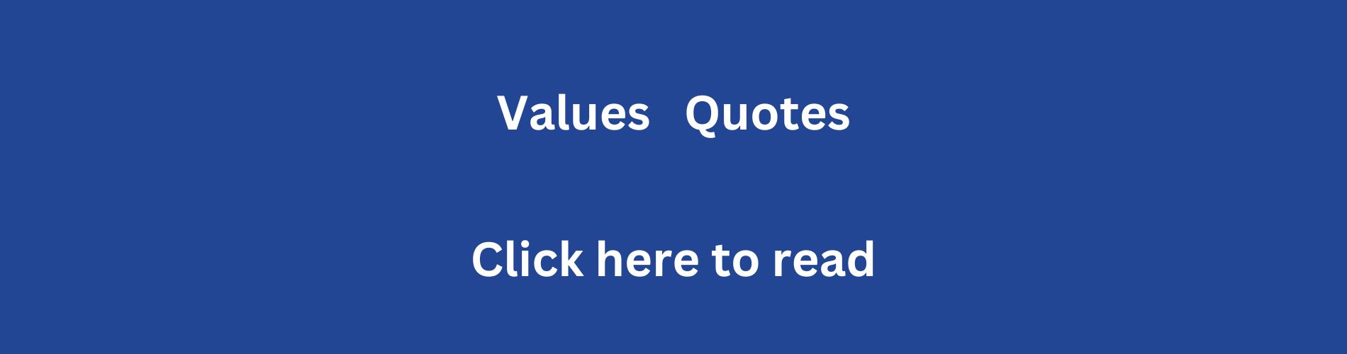 Values quotes.